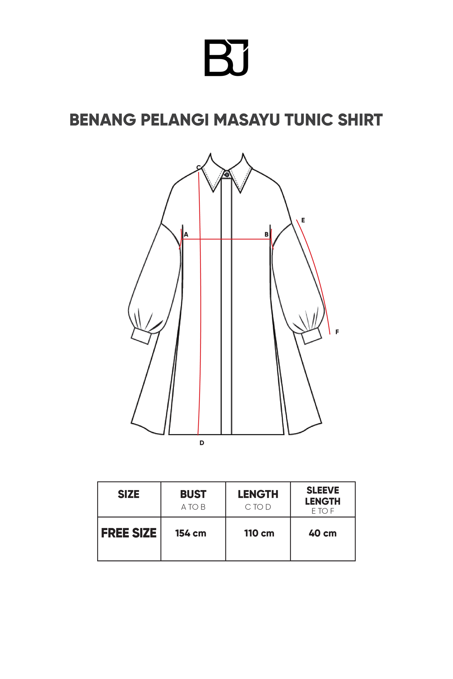 Benang Pelangi Masayu Tunic Shirt - Navy