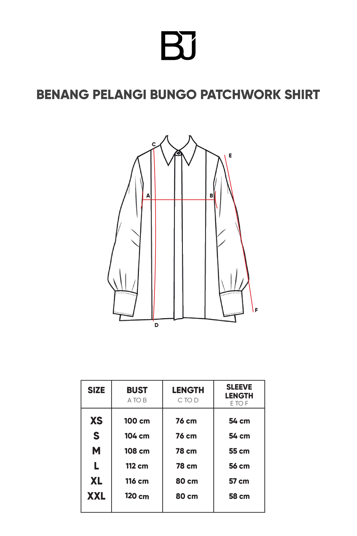 Benang Pelangi Bungo Patchwork Shirt - Ivory