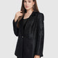 Bimu Jacquard Blazer - Black
