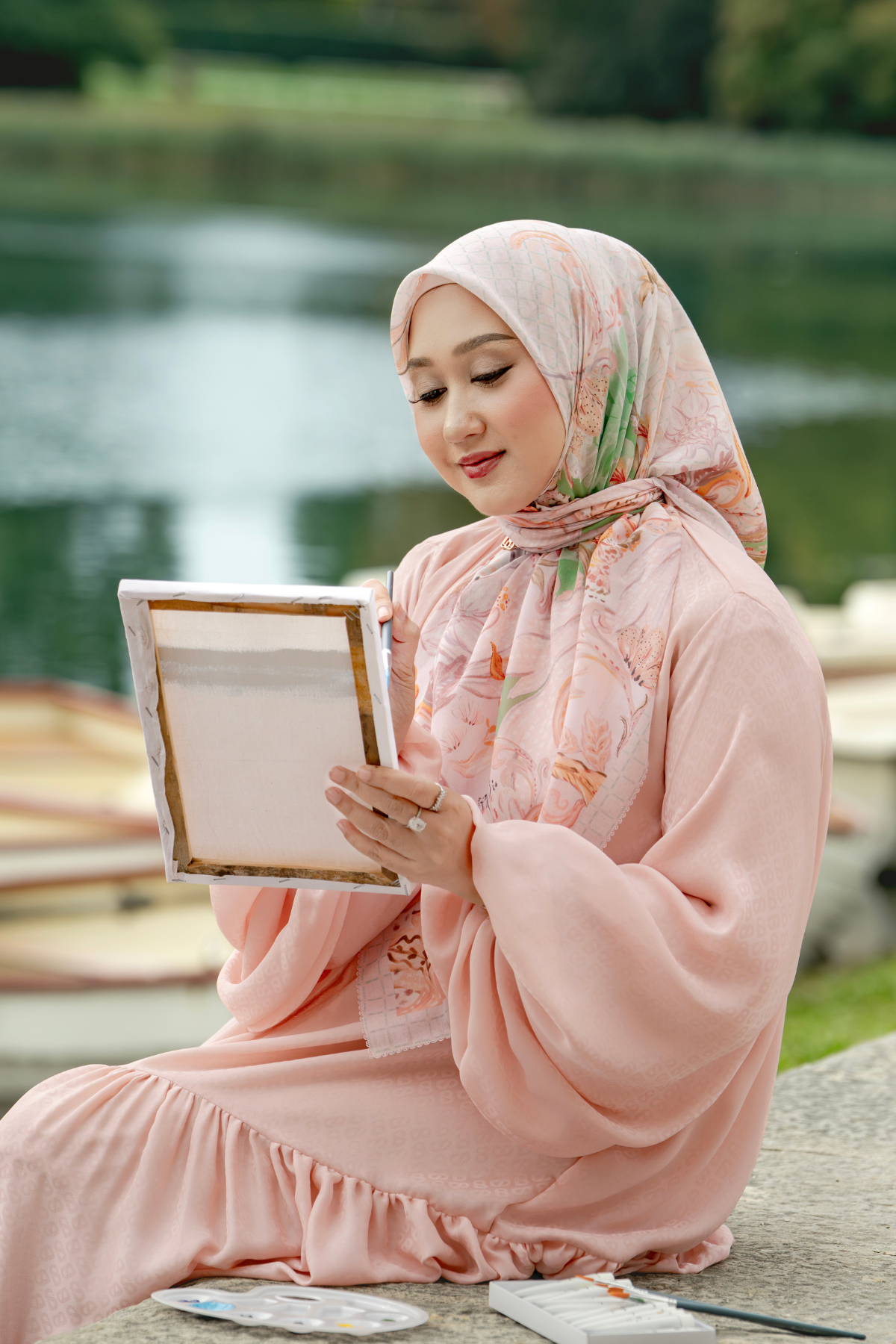 Autograph 3.0 Voile Square - Watercolor