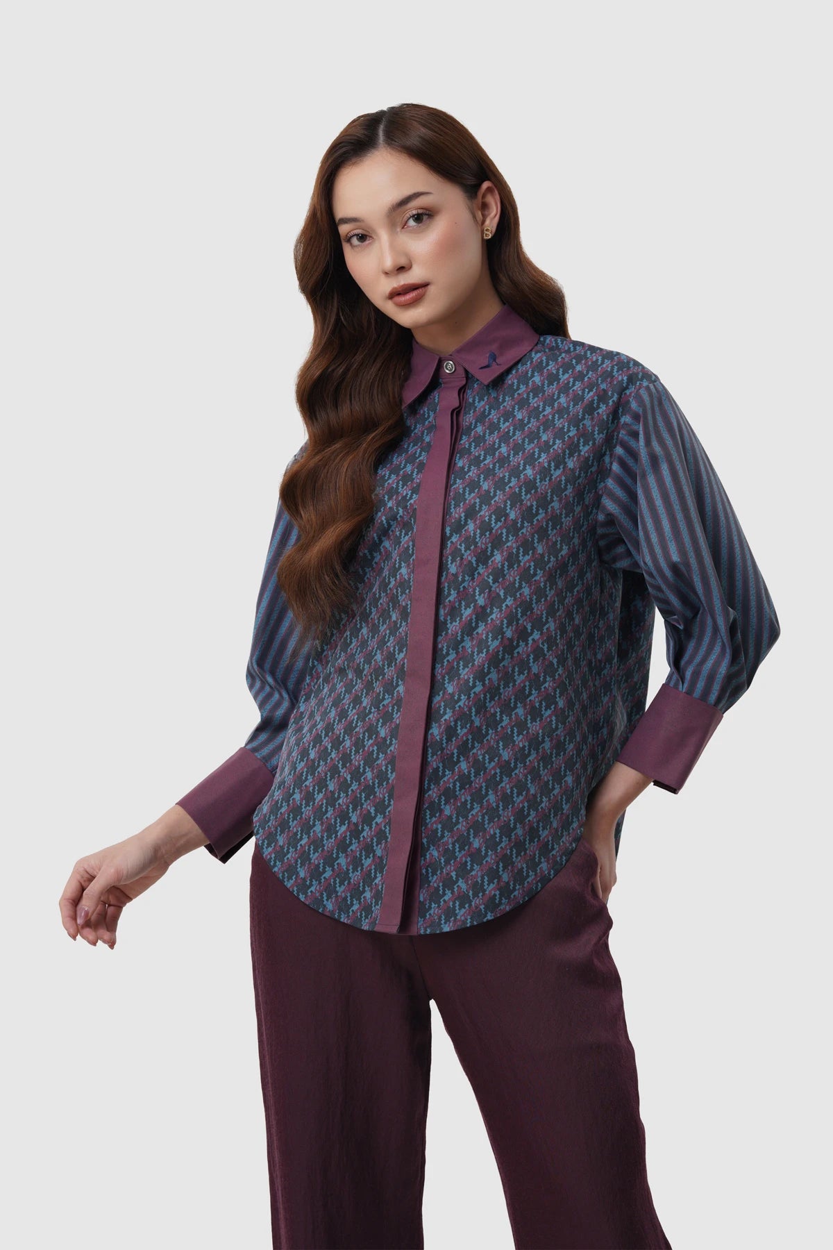 The Editor Oversized Shirt - Navy