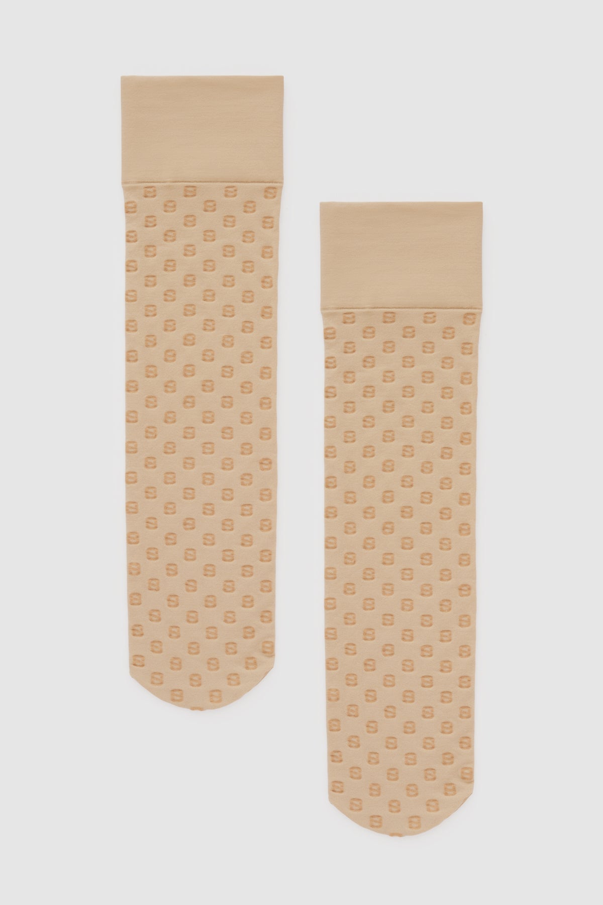 Luna Nylon Socks - Beige