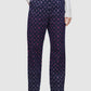Monogram Denim Pants - Fuchsia