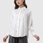 The Editor Satin Shirt - White