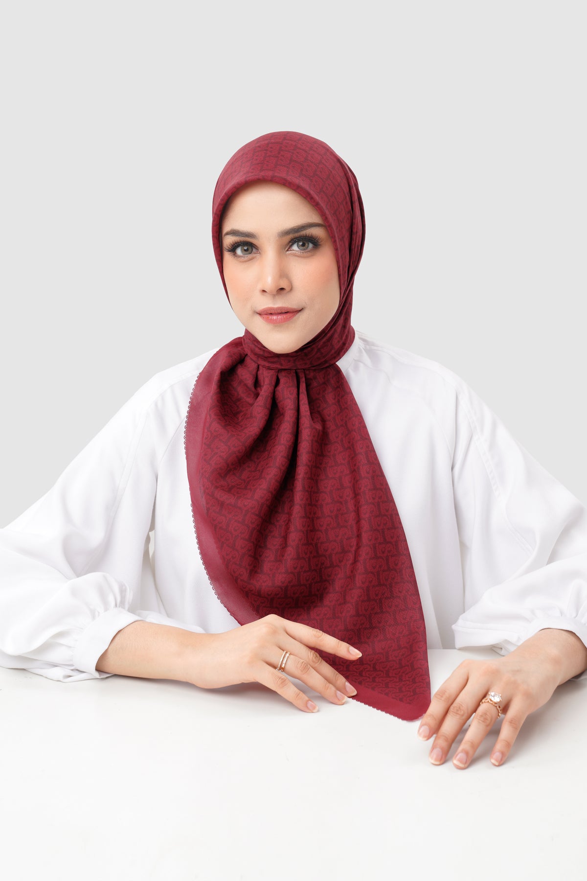 Bimu Twill Square - Haute Red