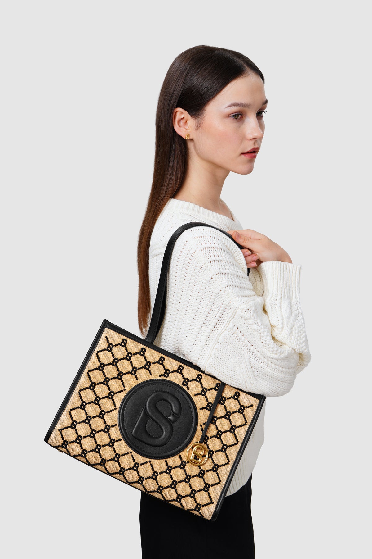 Beverly Aaliya Tote Bag Small - Black