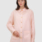Leena Cotton Pocket Shirt - Pink