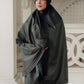 Linka Two Tone Capsule Prayer Robe - Coal