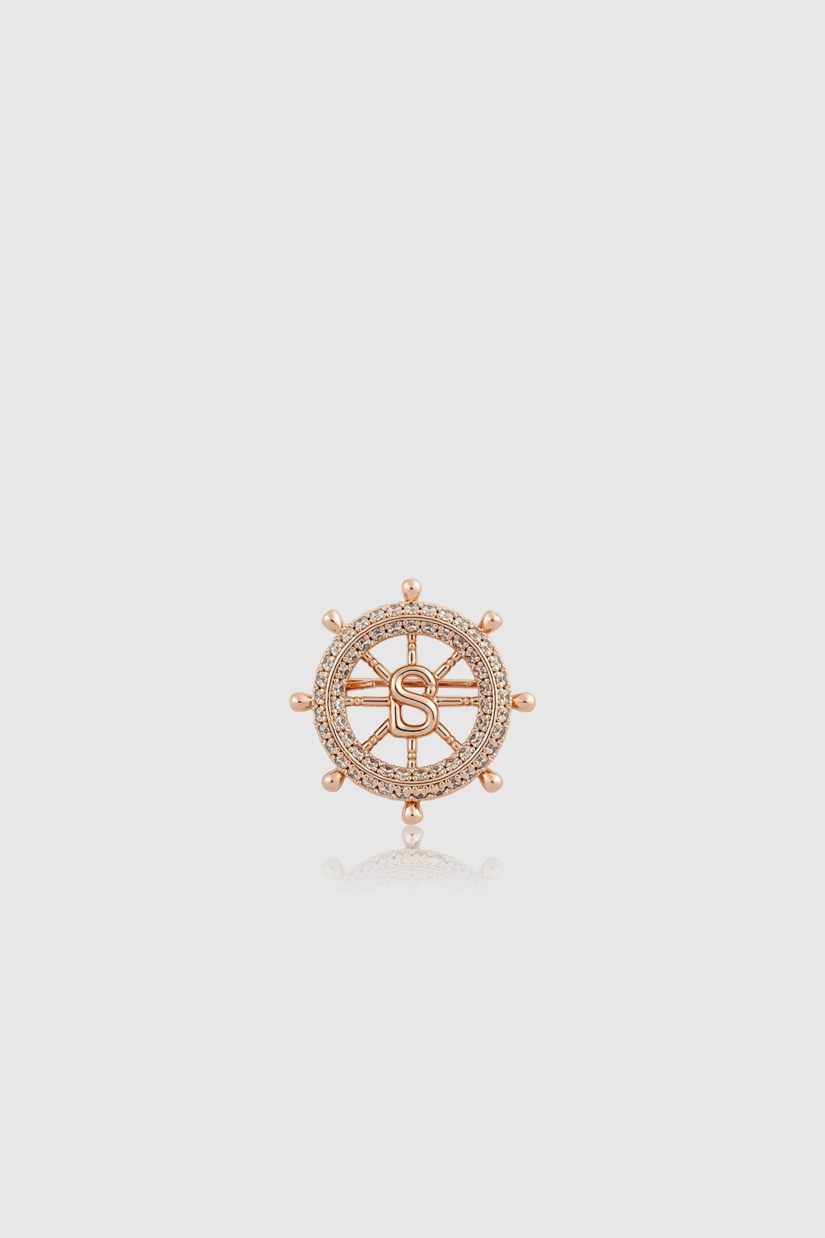 Maris Pin Brooch - Rose Gold