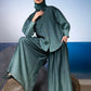 Tropical26 Palazzo Pants - Deep Teal