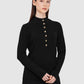 Clare Knit Top - Black