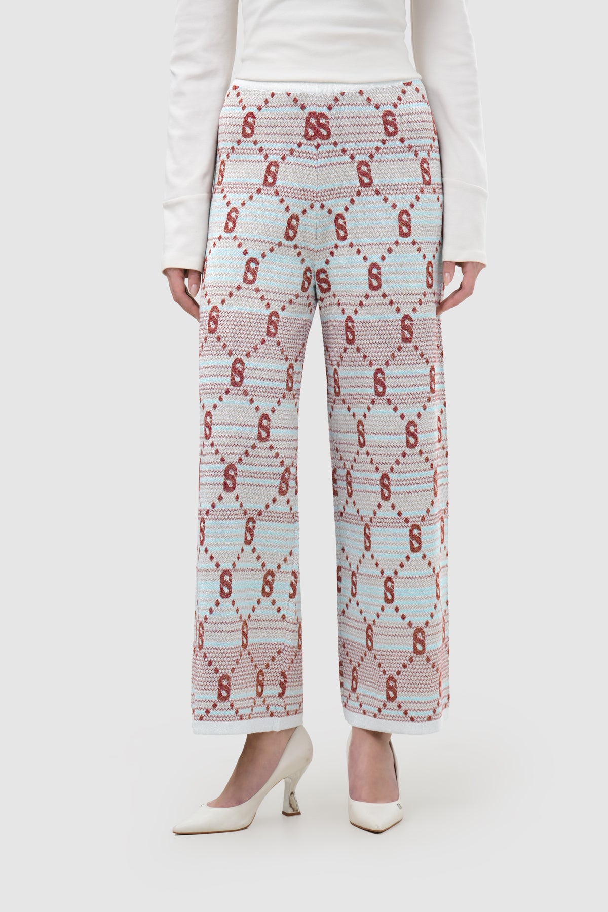 Monogram Beverly Pants - Multicolor