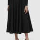 Bianca Cotton Skort - Black