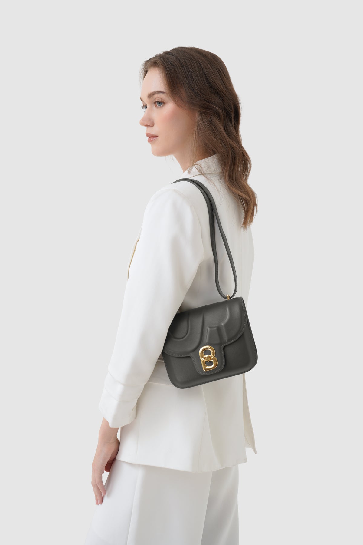 Alba Bag - Shiny Leather - Lava