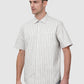 Striped Men Shirt - Gray