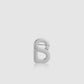 Petite Signature Flat Brooch - Silver