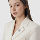 Petite Crystal Round Brooch - Silver
