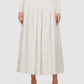 Leena Cotton Ruffle Skirt - White