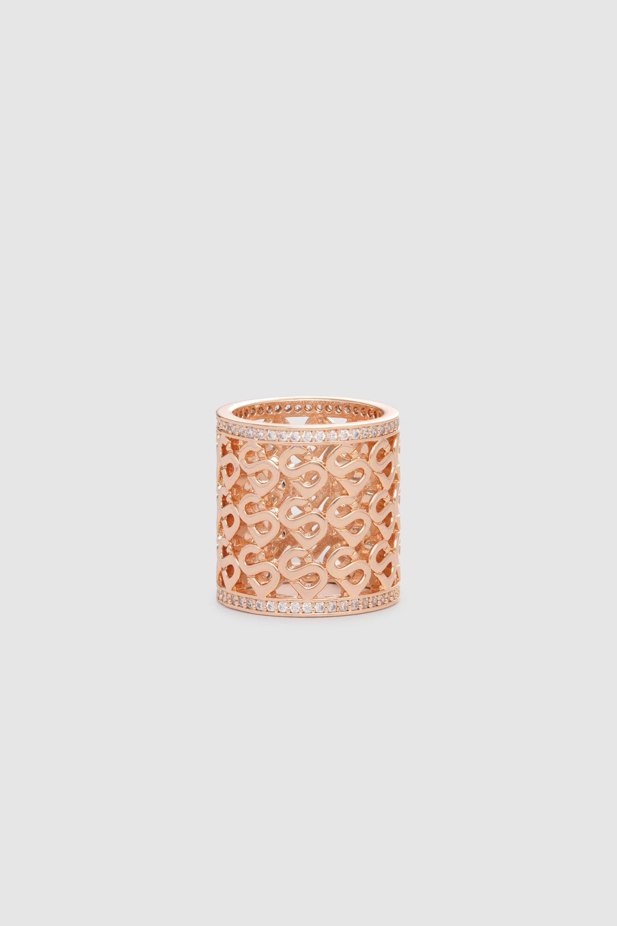 Kara Ring Brooch - Rose Gold