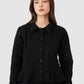 Beverly Pleated Outer - Black