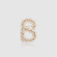 Signature Crystal Brooch - Gold