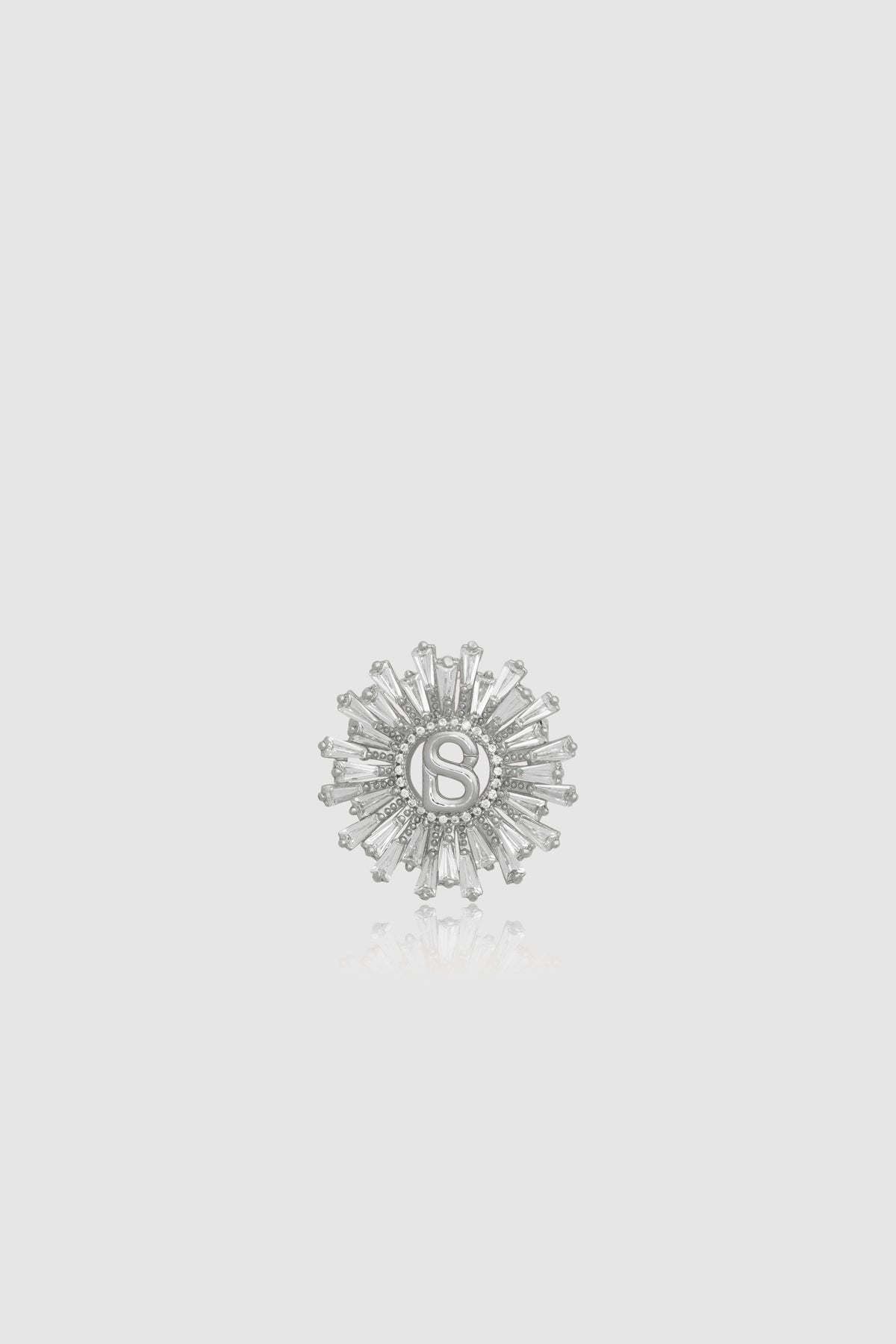 Round Pin Brooch Package 05 - Silver