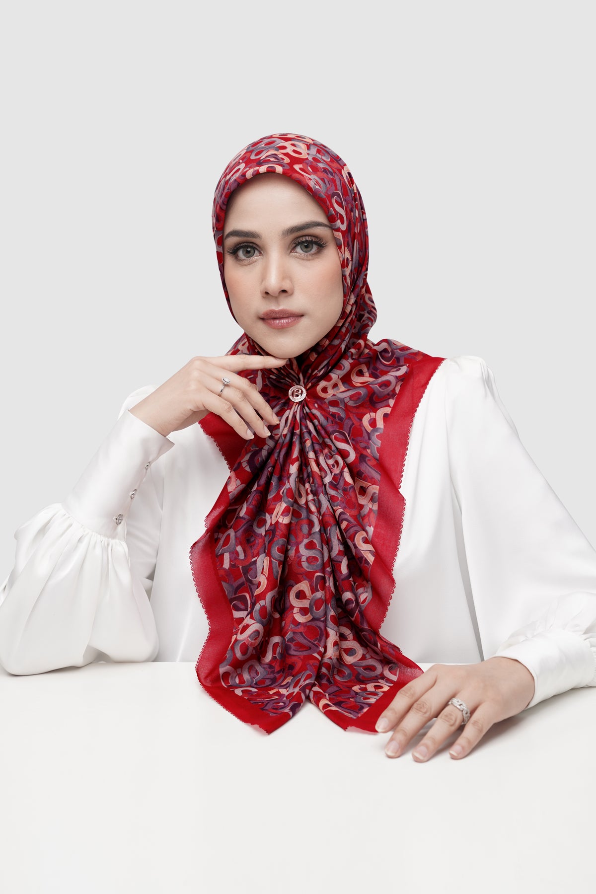 Samla Multicolor Square - Raspberry