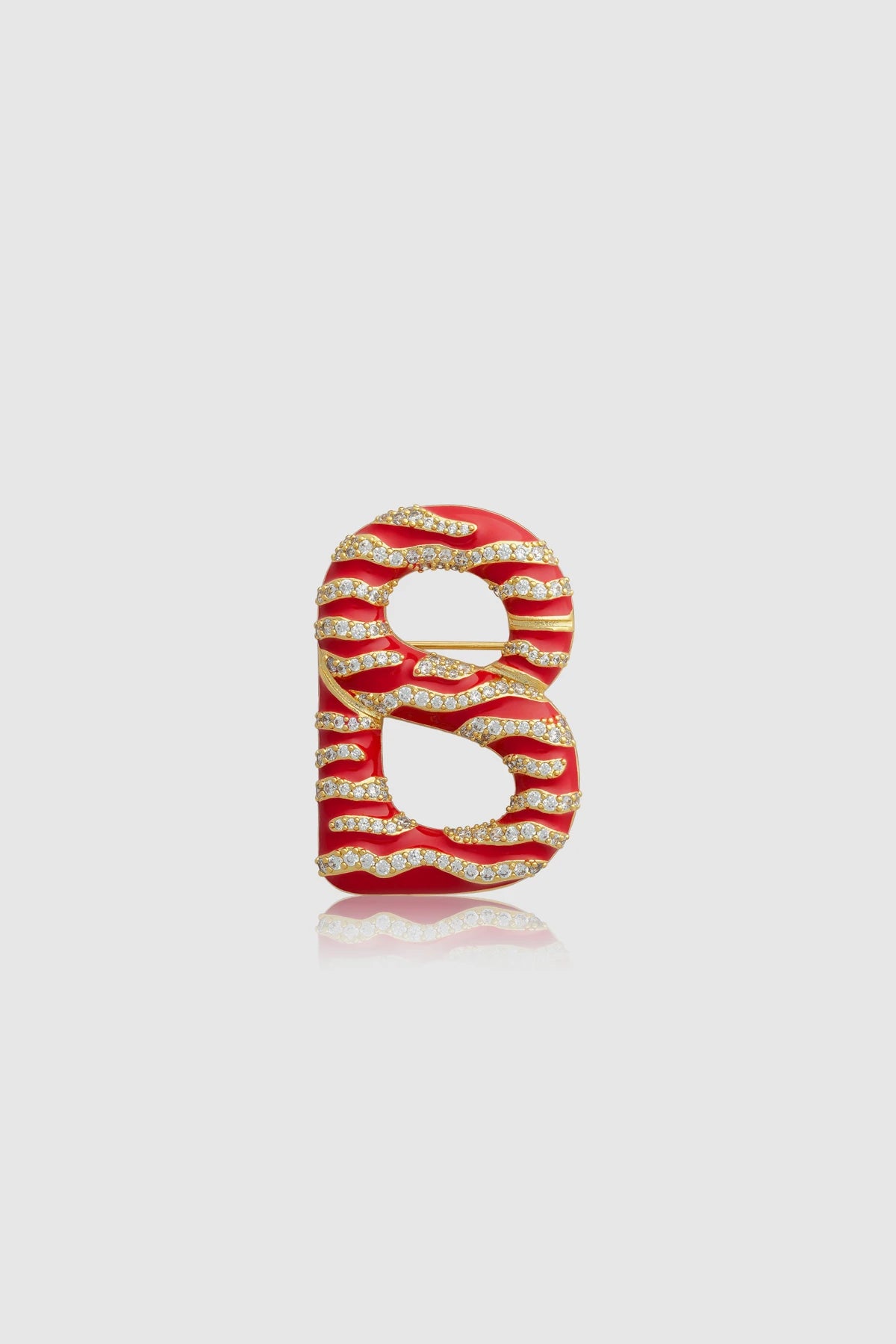 Signature Maris Brooch - Red