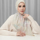 under the sea scarf cowrie by buttonscarves front view