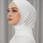 Georgette Tapis Shawl - White