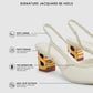 Signature Jacquard Be Heels - Broken White