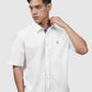 Signature Men Poplin Shirt Short Sleeve - White