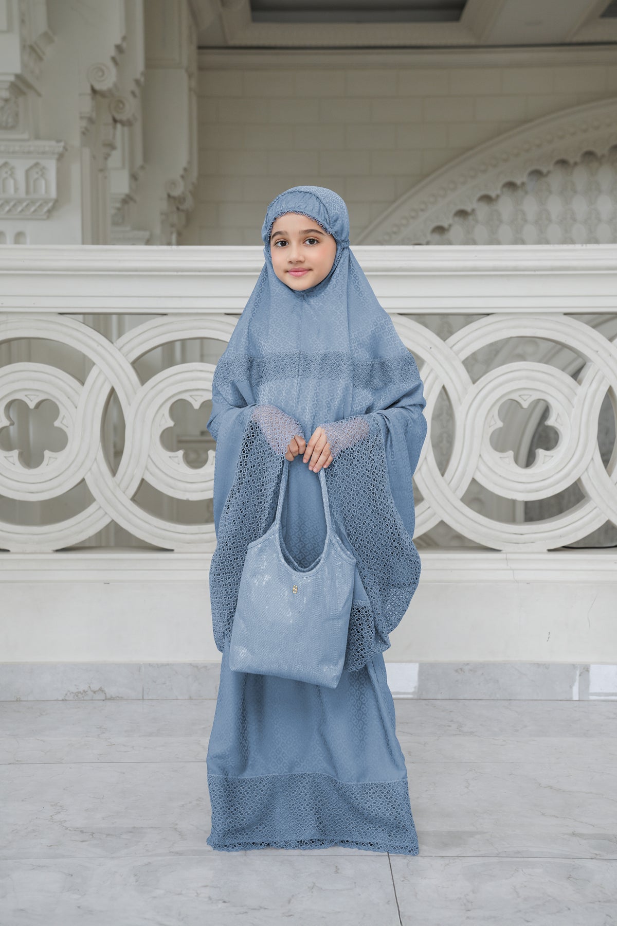 Safa Kids Prayer Robe - Blue