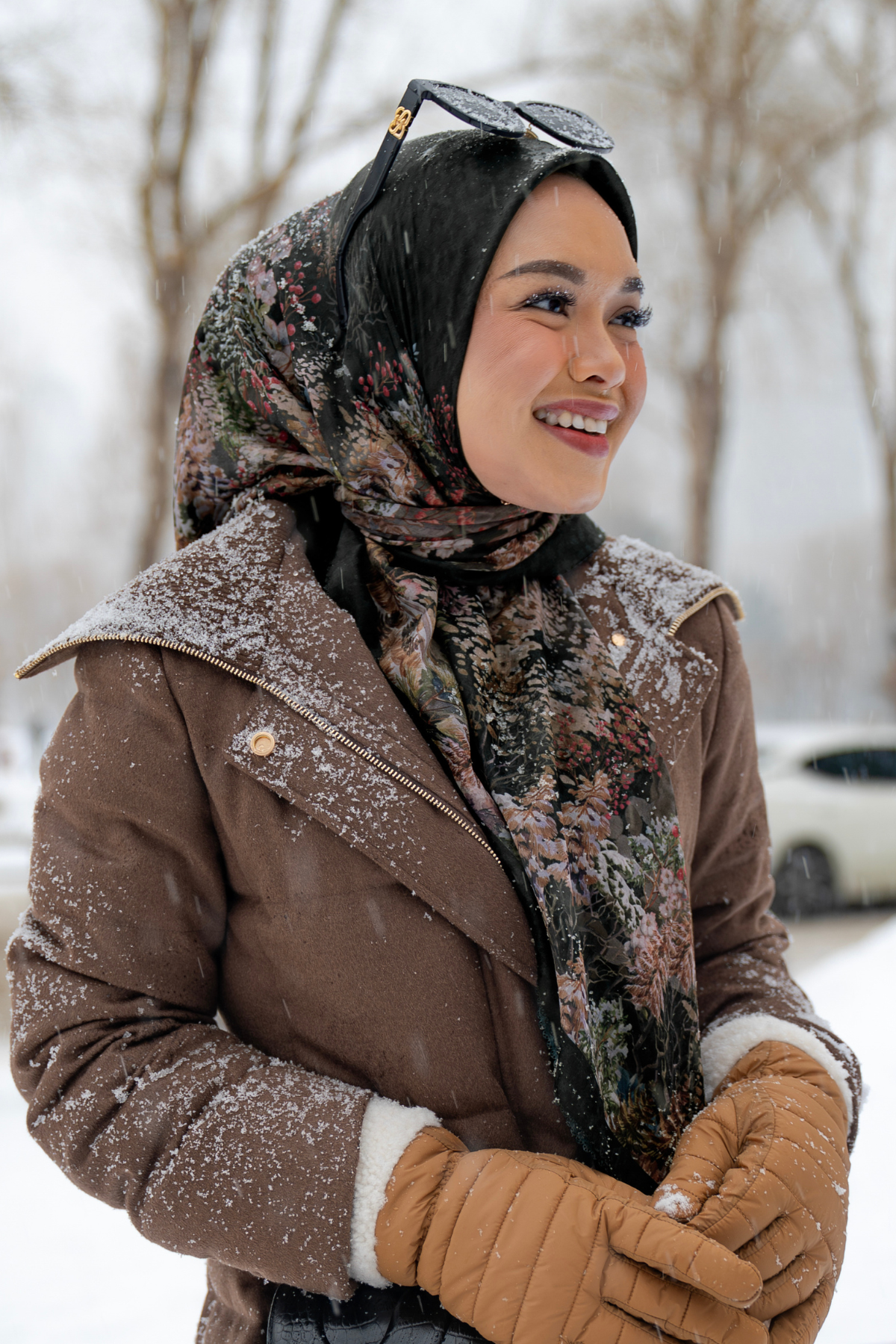 Holiday 3 Jacquard Voile - Charcoal Frost