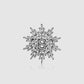 Elira Brooch - Hematite