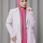 Nagita Tie Back Square - Fuchsia Rose
