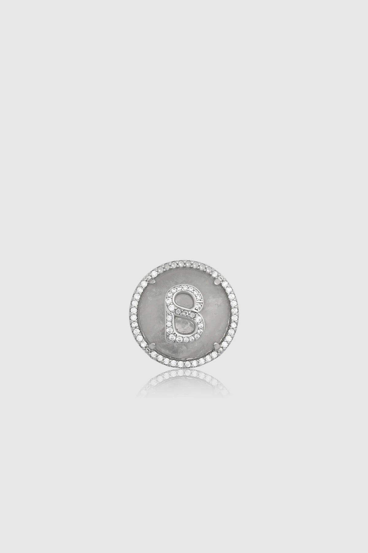 Liora Pin Brooch - Silver Clear