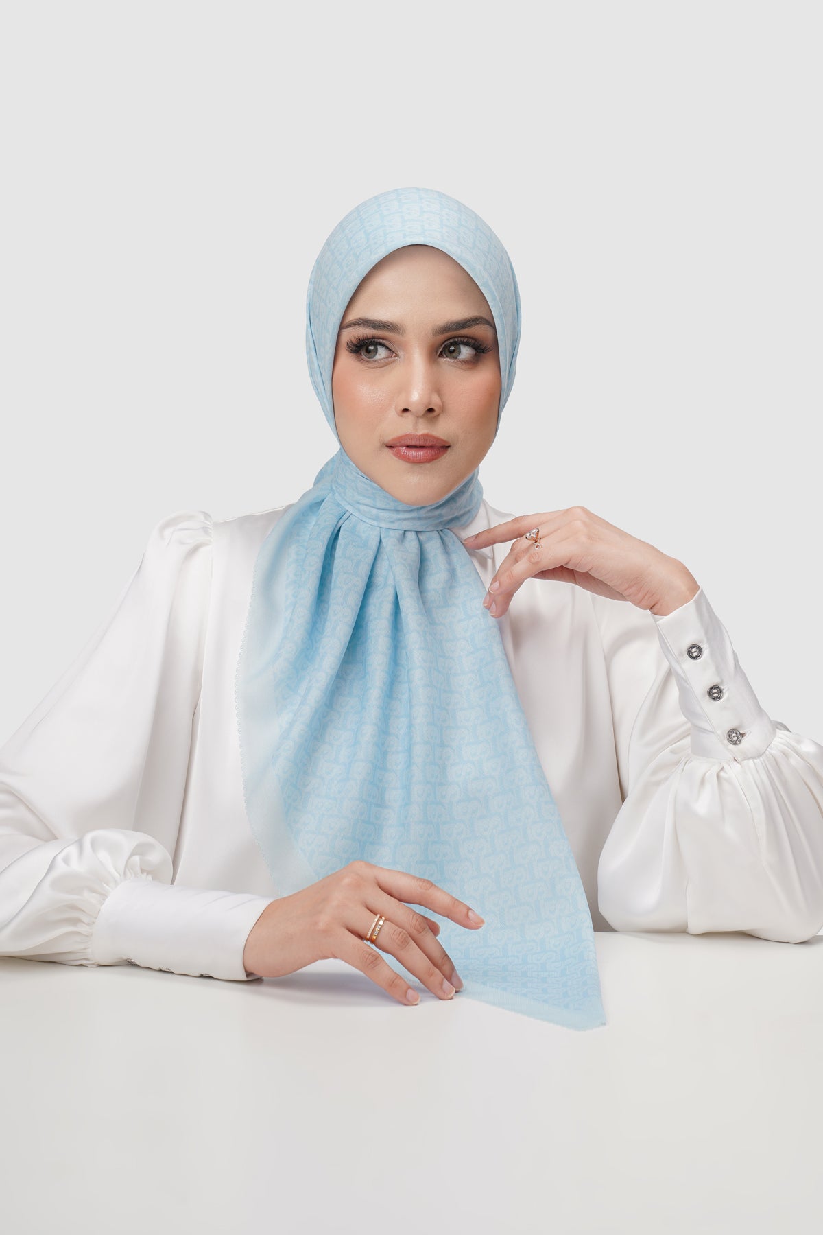 Bimu Twill Square - Ice Melt