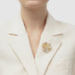 Plumeria Brooch - Gold