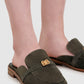 Madeline Deux Open Back Loafer - Dark Brown
