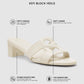 Kefi Block Heels - White