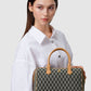 Monogram Handbag - Brown