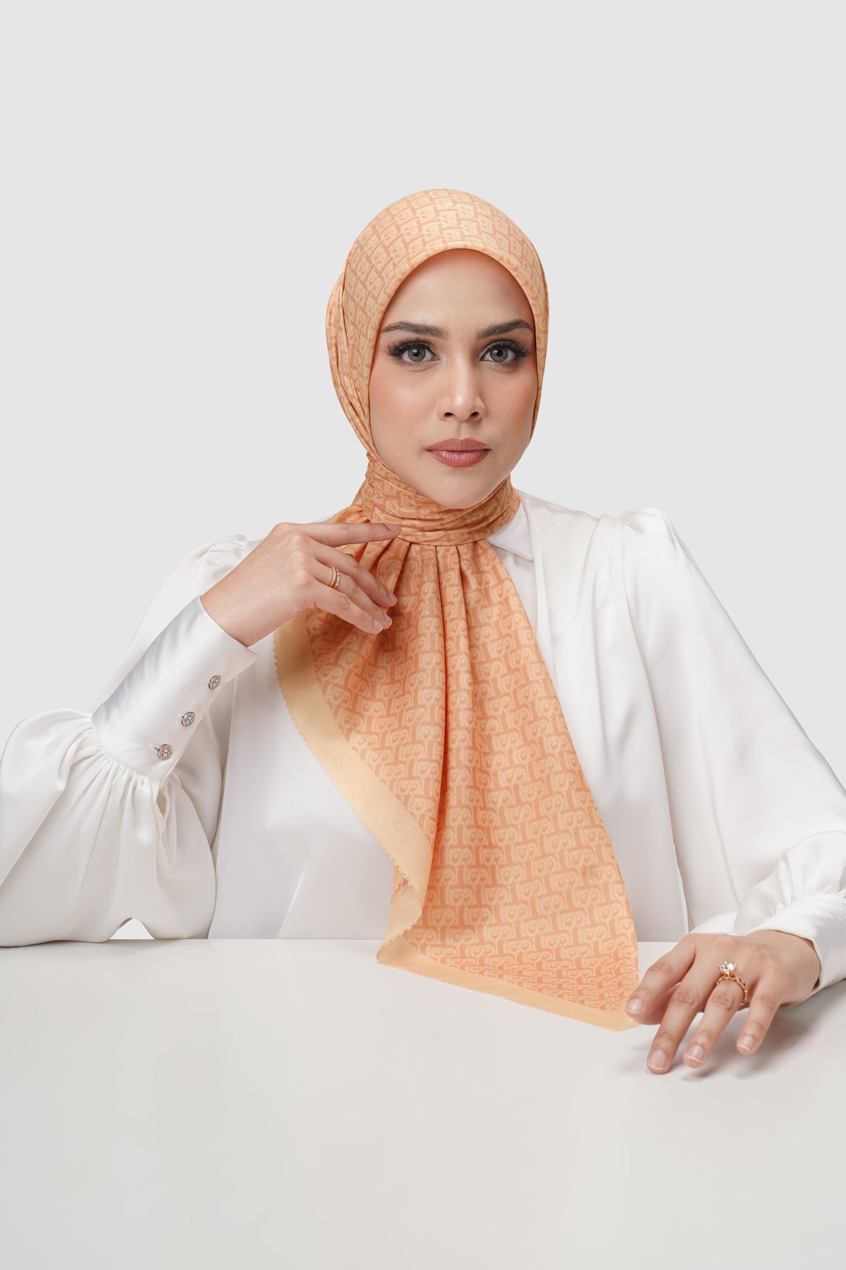 Bimu Twill Square - Apricot