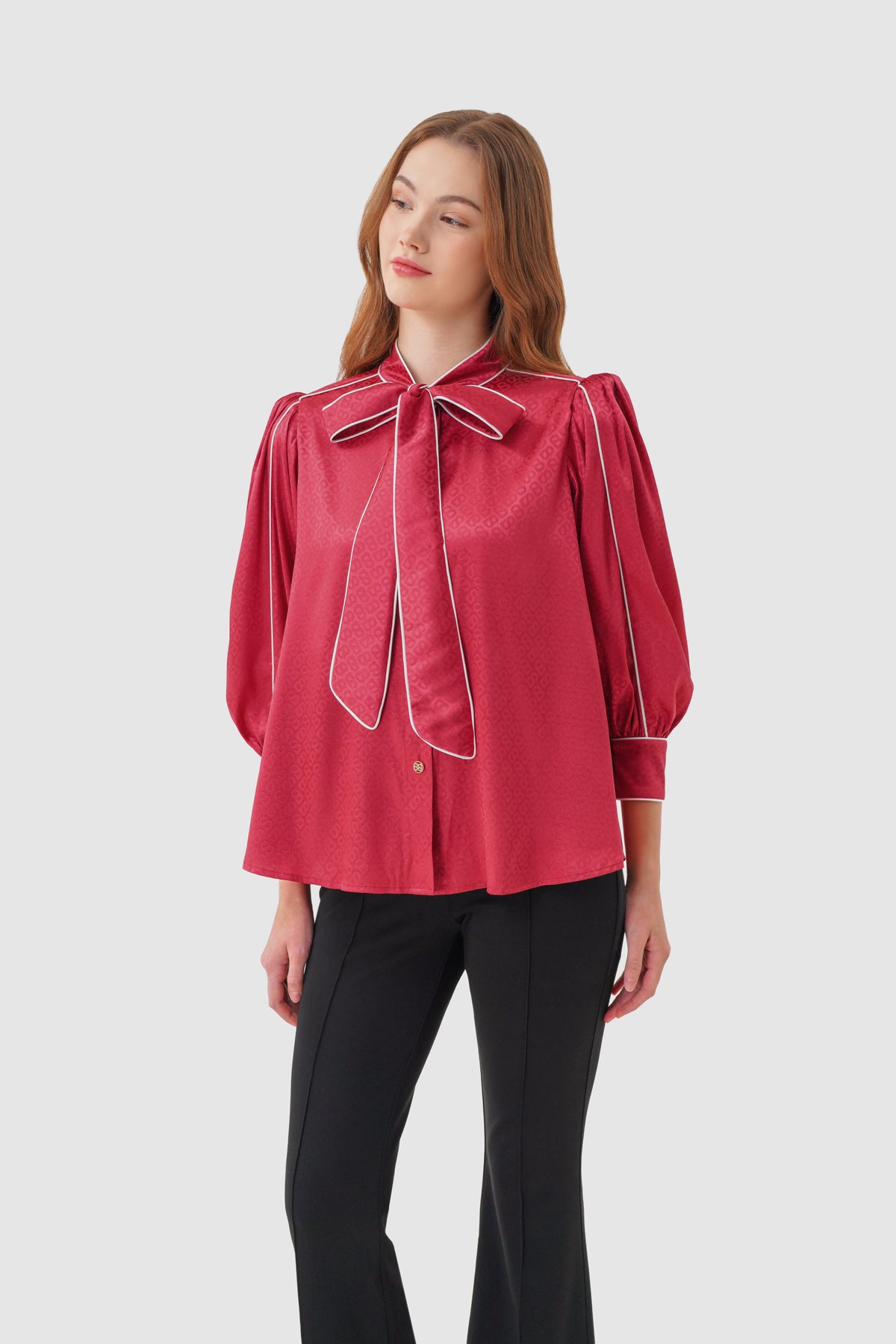 Tapis Monogram Shirt - Red