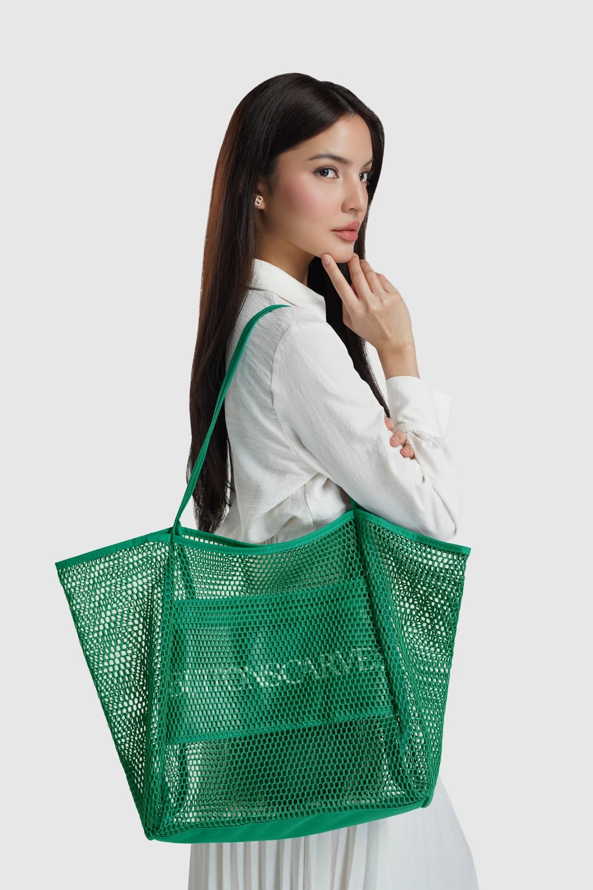 Mesh Tote Bag - Lagoon