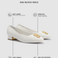 Sisu Block Heels - White