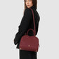 Joy Bag Medium - Saffiano Leather - Burgundy