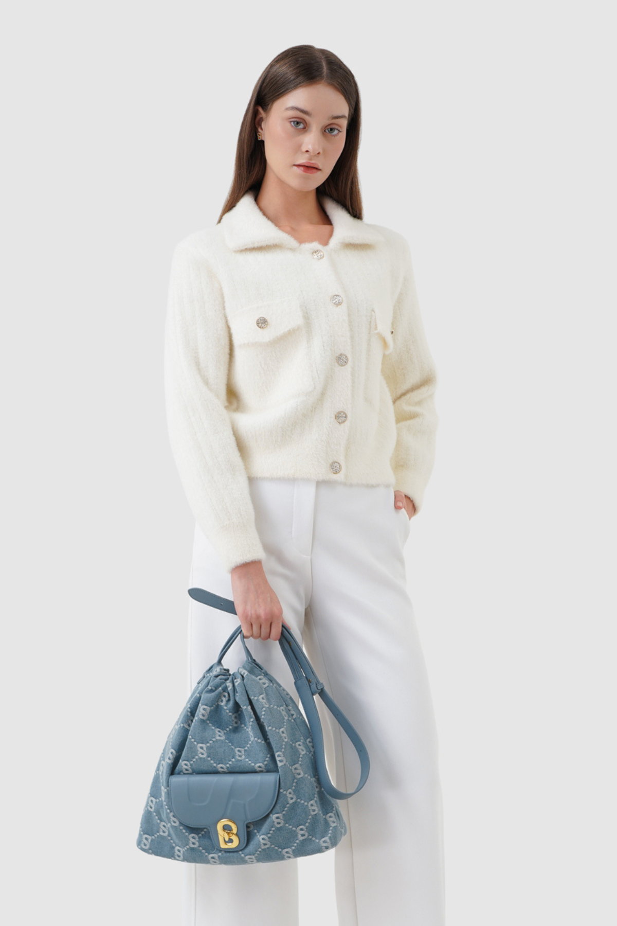 Alma Hobo Bag - Denim