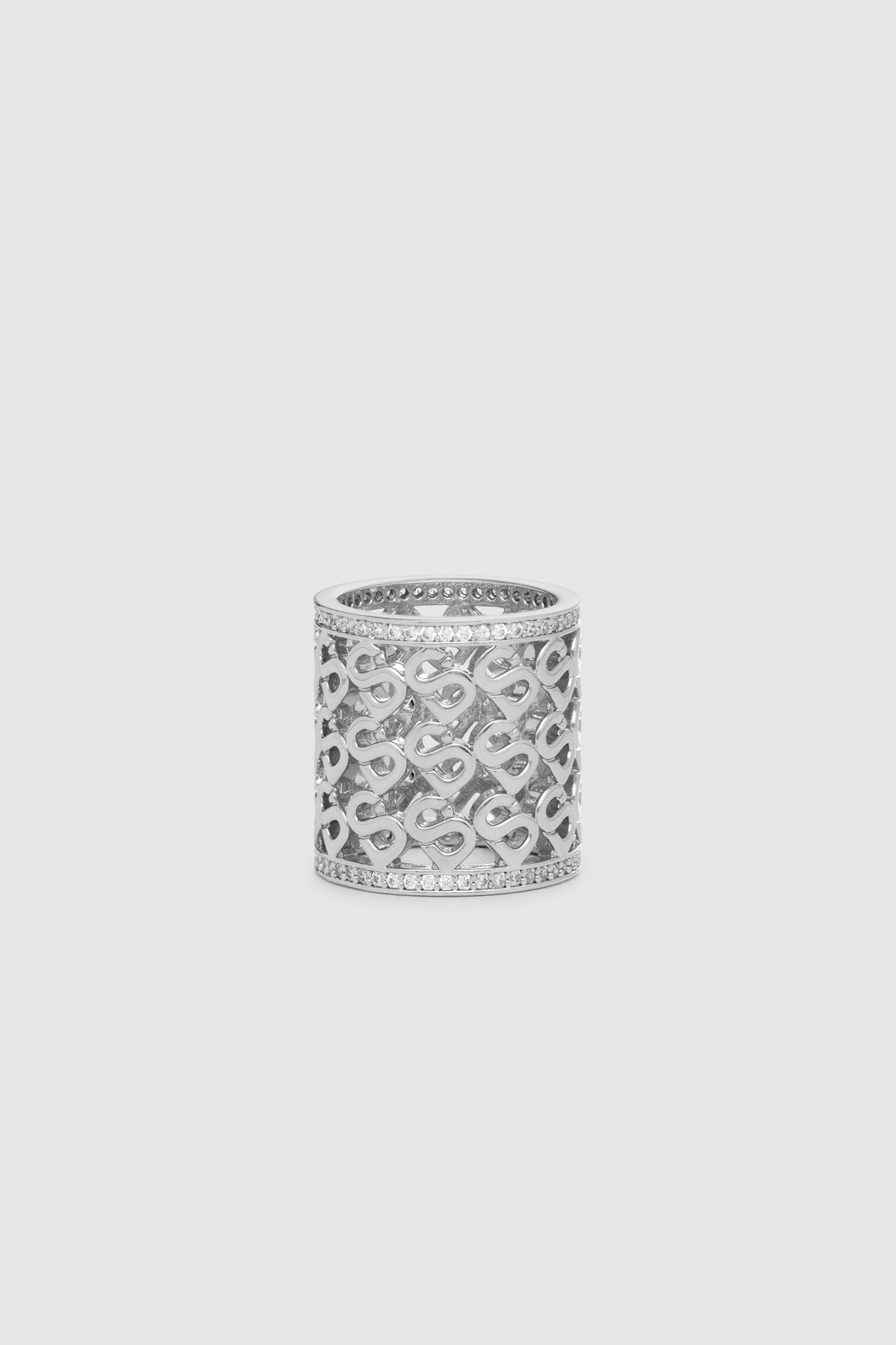 Kara Ring Brooch - Silver