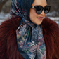 Holiday 3 Jacquard Voile - Midnight
